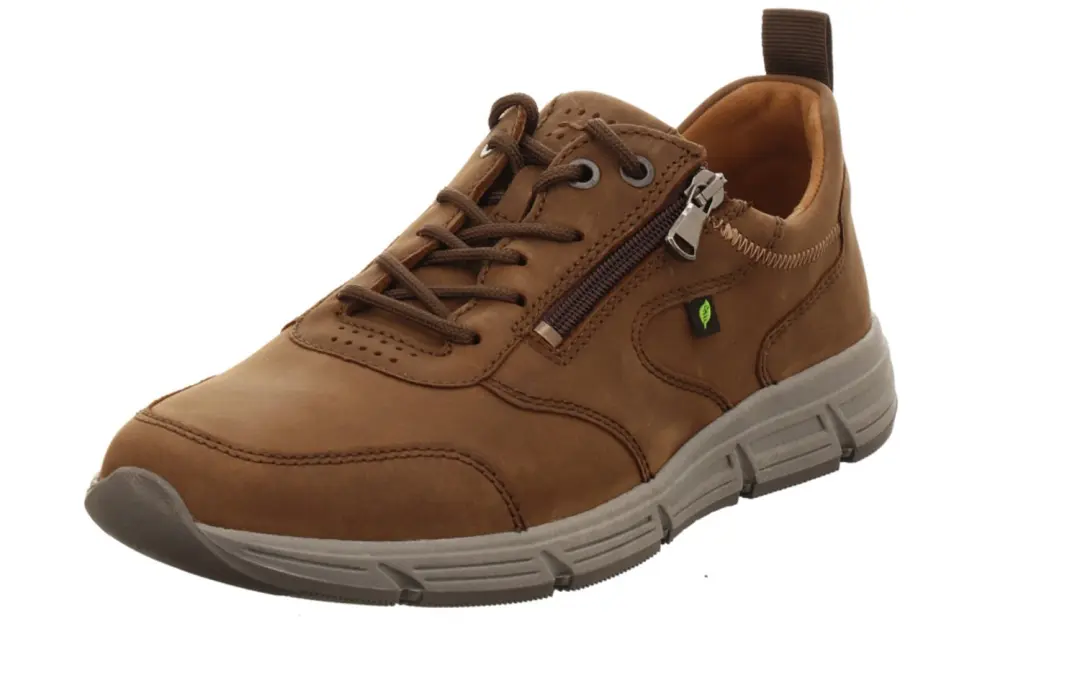 Waldläufer heren sneakers bruin maat 40.5