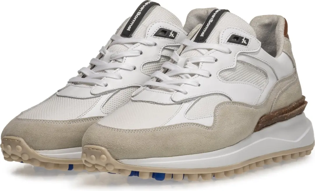 Floris van Bommel Noppi 18.03 Sneakers - Wit Suede - afbeelding 2 van 6