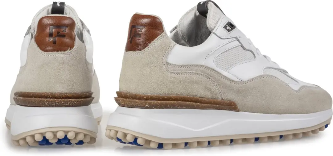 Floris van Bommel Noppi 18.03 Sneakers - Wit Suede - afbeelding 4 van 6