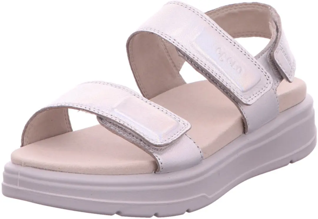 Legero dames slippers zilver maat 37