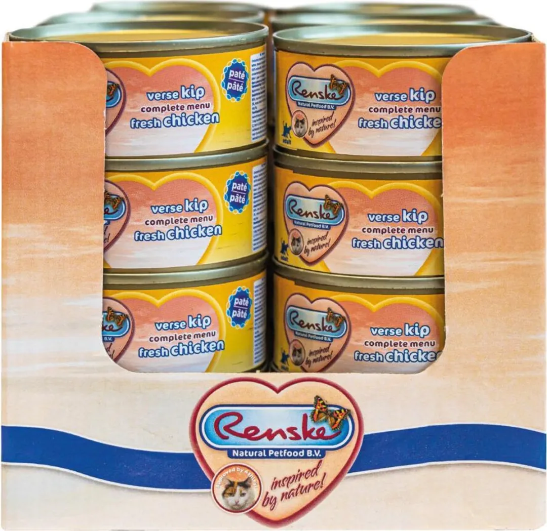 Renske Kat Adult Verse Paté Kip - 12x70g - afbeelding 6 van 6