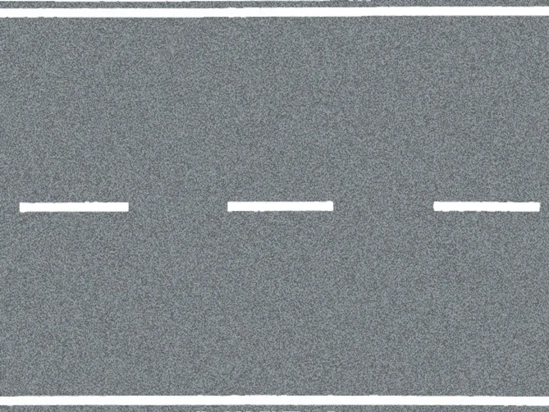 Noch H0 Provinciale Weg 1000x80mm - Grijs
