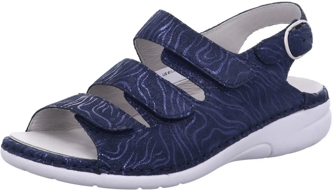 Waldläufer dames sandalen blauw maat 36