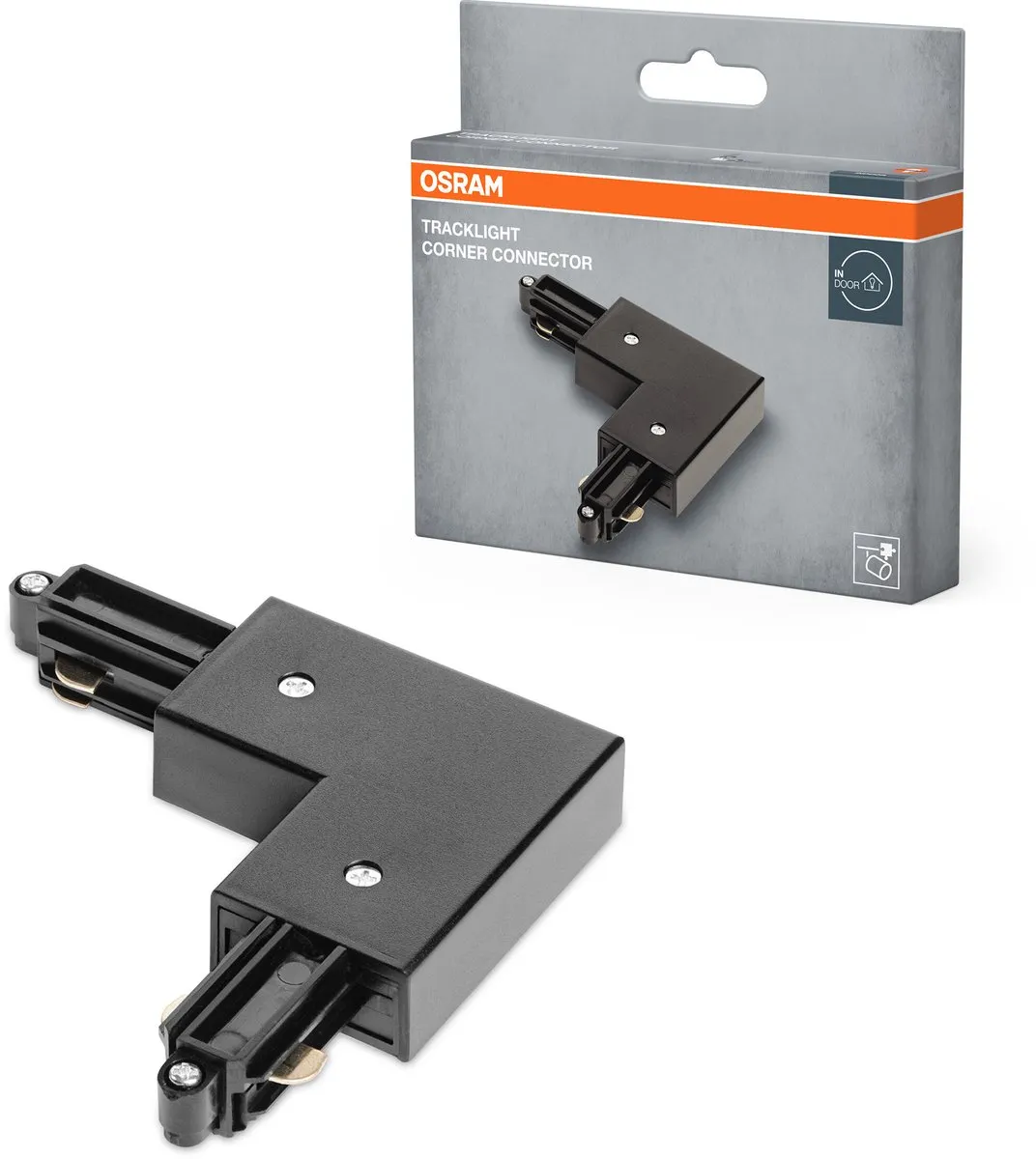 Osram Tracklight Corner Connector - Zwart
