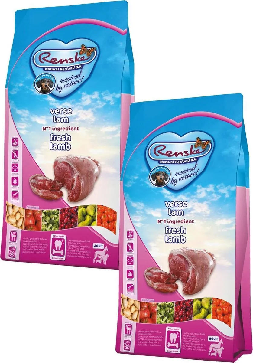 Renske Adult Lam Hondenvoer