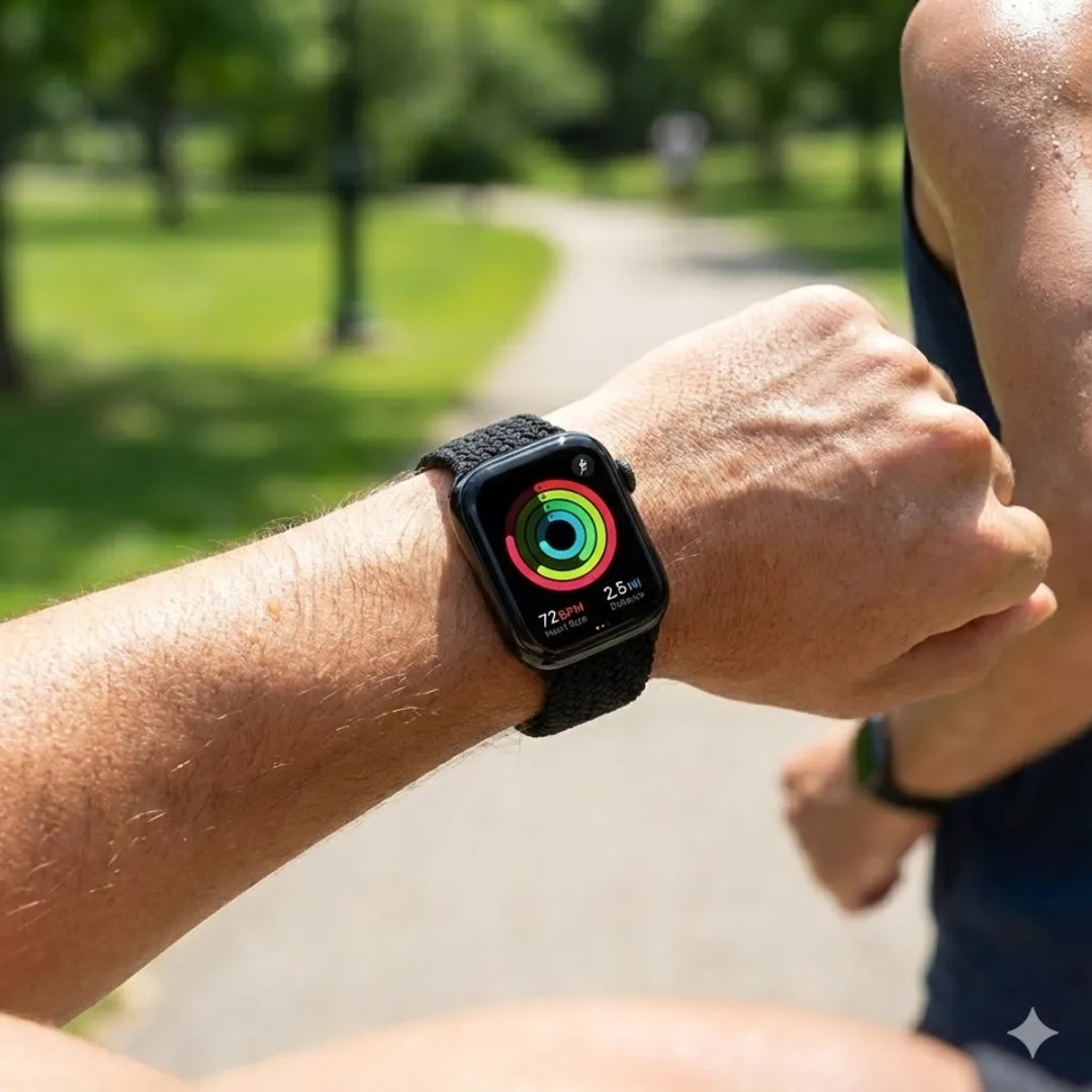 NUVEX Zwart Horlogebandje Apple Watch 38-42mm - One Size