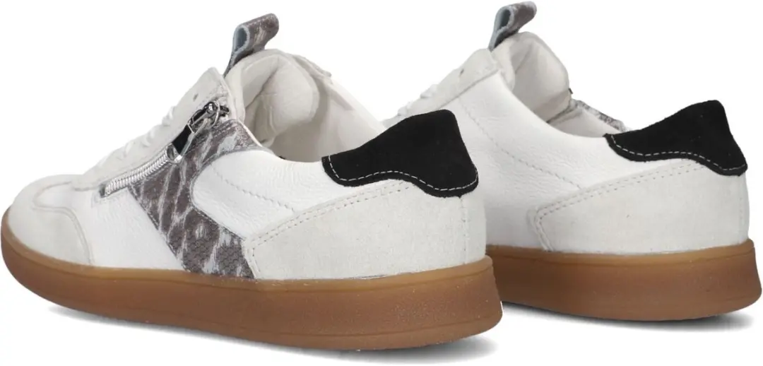 Waldläufer Daisy Sneakers - Leer - Dames - Wit - Maat 42 - afbeelding 4 van 6