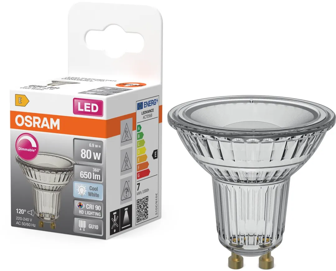 Osram LED Spot Reflector Superstar PAR16 6,9W - 650lm 4000K - GU10
