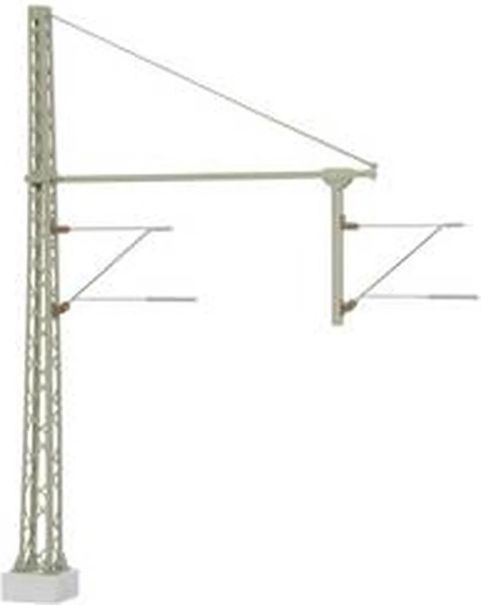 Viessmann Modelltechnik 4160 H0 Bovenleidingmast met arm Universeel 1 stuk(s)