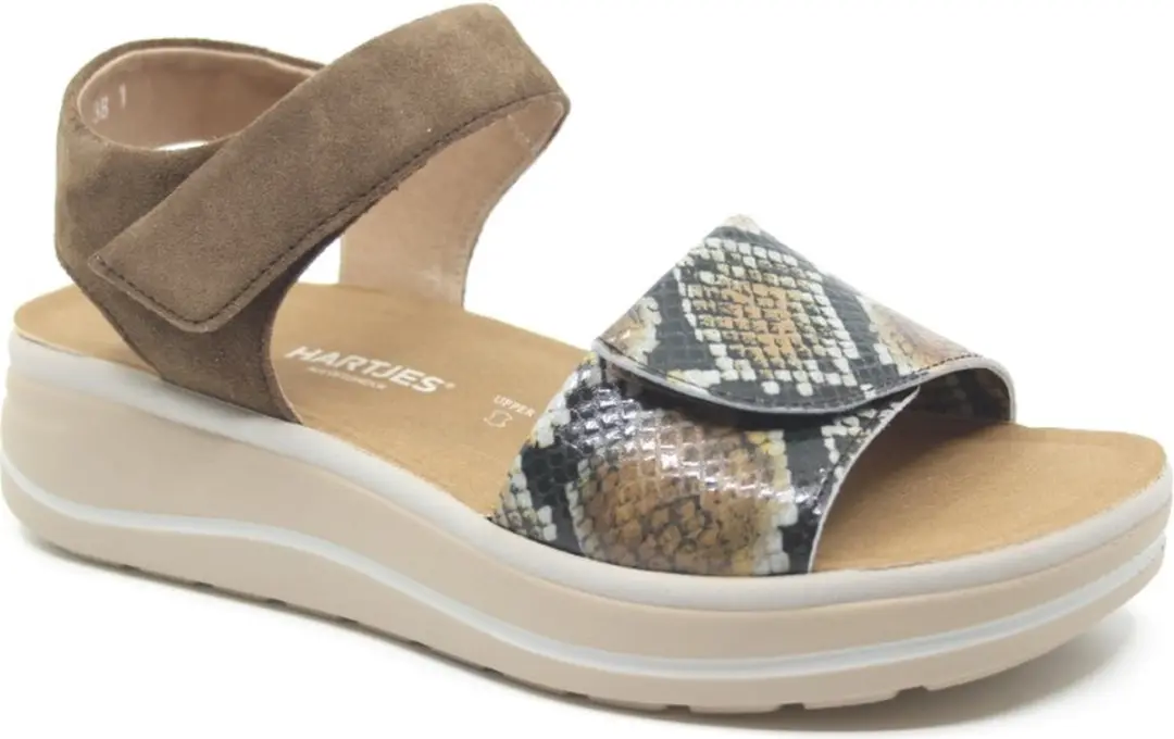Hartjes unisex sandalen bruin maat 40