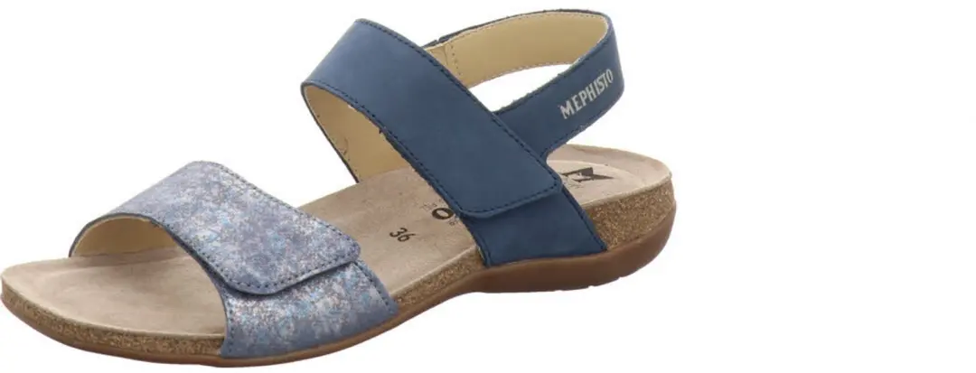 Mephisto dames sandalen blauw maat 36