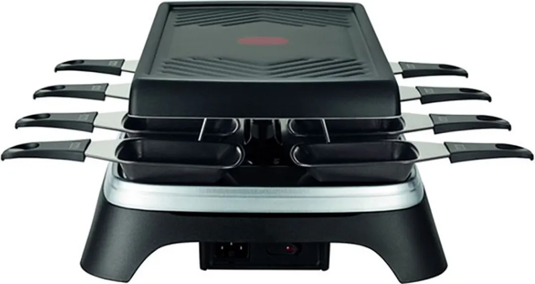 Tefal Gourmetstel RE4598 Raclette - 8 Personen - 1350W - Carbon Zwart
