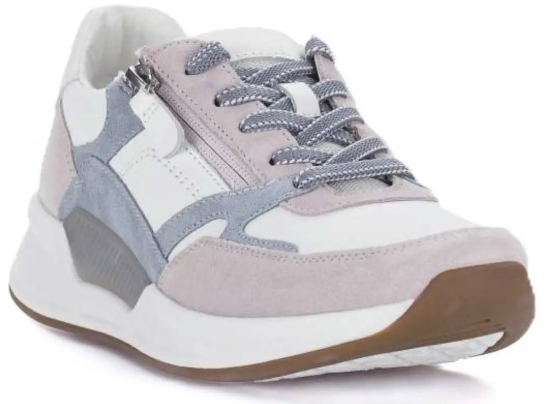 Gabor Rollingsoft 86.958 Sneakers - Wit/Lila/Lagune - afbeelding 4 van 6