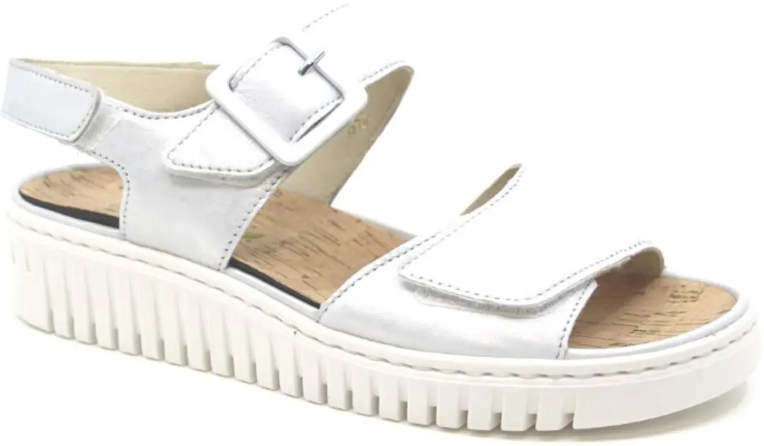 Waldläufer dames sandalen zilver maat 40