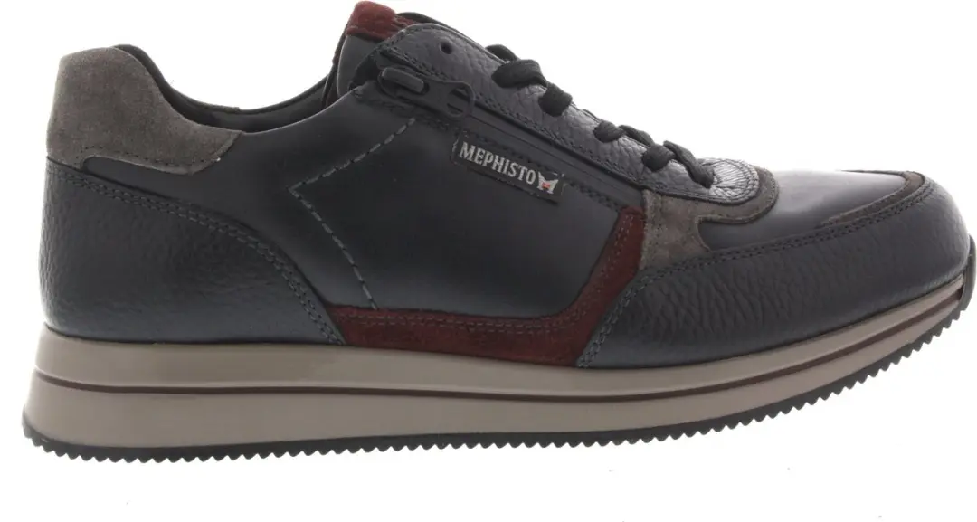 Heren Veterschoenen Mephisto Gilford Black Zwart