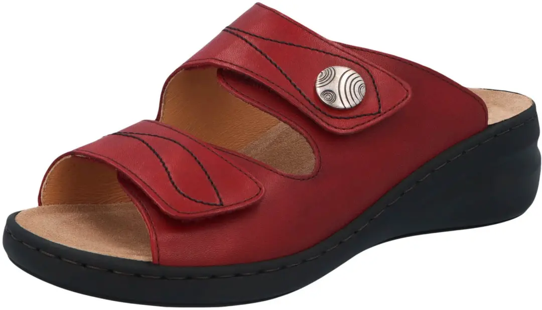 Solidus dames slippers rood maat 46