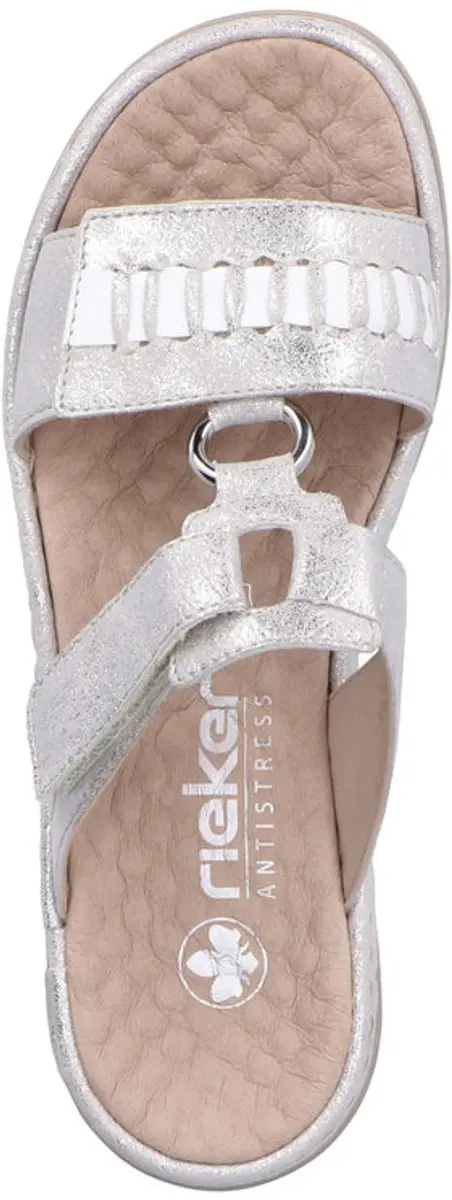 RIEKER 60481-40 Slipper grijs maat 36