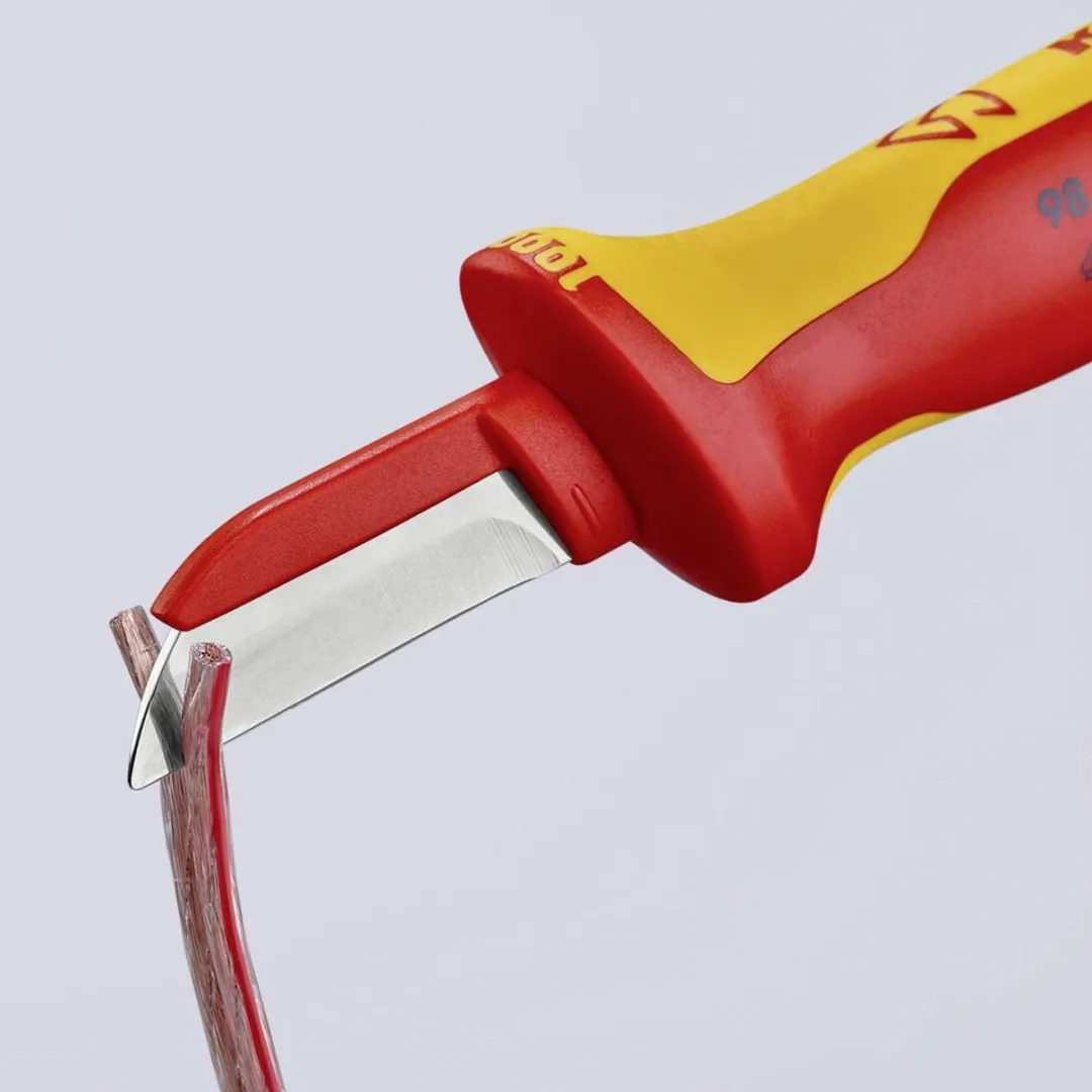 Knipex 98 54 Kabelmes Recht 190mm VDE - Beschermd - Kleurloos