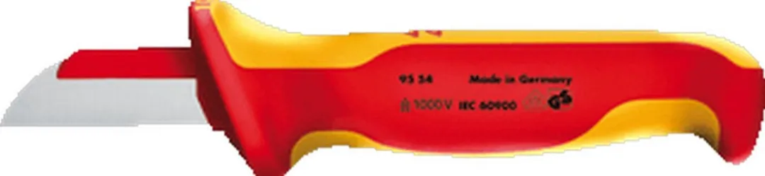 Knipex 98 54 Kabelmes Recht 190mm VDE - Beschermd - Kleurloos