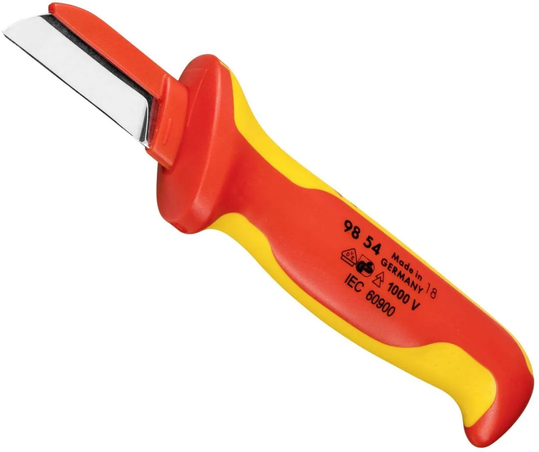 Knipex 98 54 Kabelmes Recht 190mm VDE - Beschermd - Kleurloos