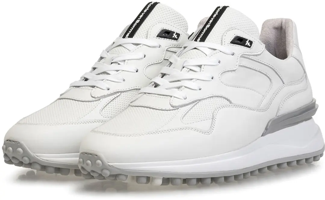 Floris van Bommel Heren Sneakers - Wit - 46 - afbeelding 2 van 6