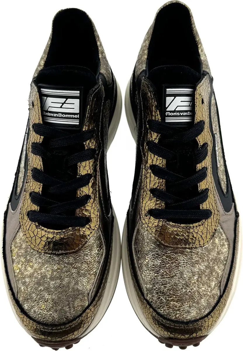Floris van Bommel Noppi 35.11 Dames Sneakers - Goud - afbeelding 6 van 6
