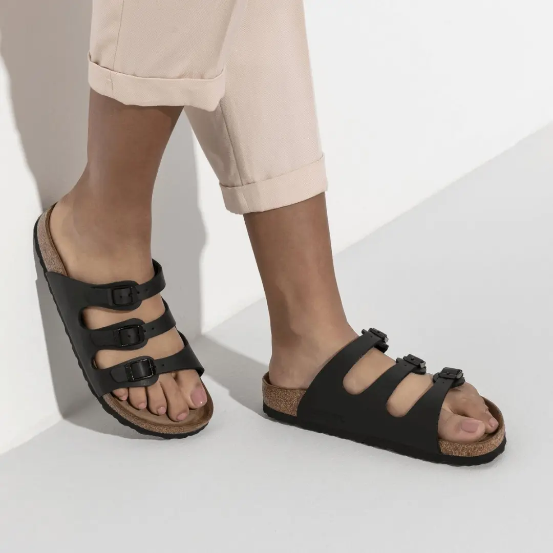 Birkenstock Florida Dames Slippers - Zwart - 38 - afbeelding 6 van 6