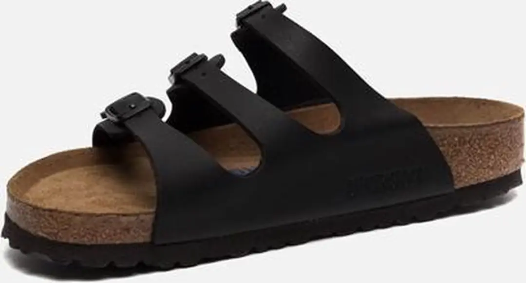 Birkenstock Florida Dames Slippers - Zwart - 38 - afbeelding 3 van 6