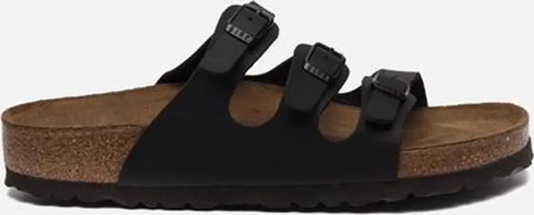 Birkenstock Florida Dames Slippers - Zwart - 38 - afbeelding 2 van 6
