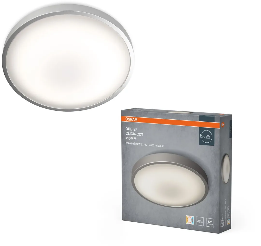 Osram Orbis Click-CCT 410mm LED Plafondlamp - Wit 24W