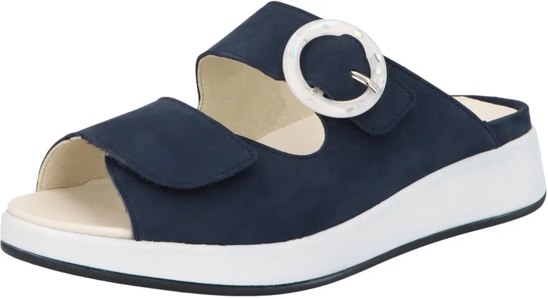 Solidus dames slippers blauw maat 35.5
