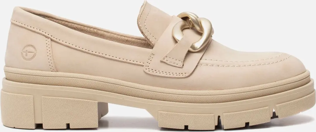 Tamaris Tamaris Instappers beige Leer 131401