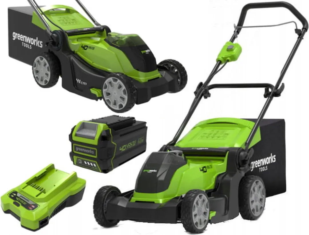 Greenworks 40V 41cm Grasmaaier 2-in-1 - 50L - 1x4.0Ah Accu
