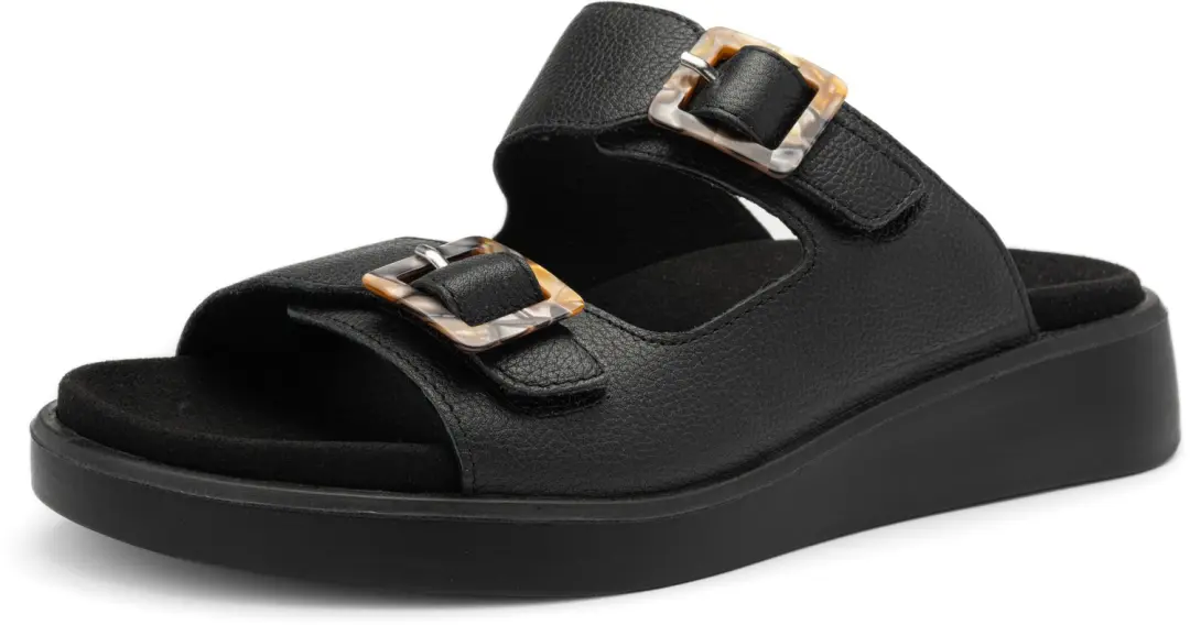 ara dames slippers zwart maat 40