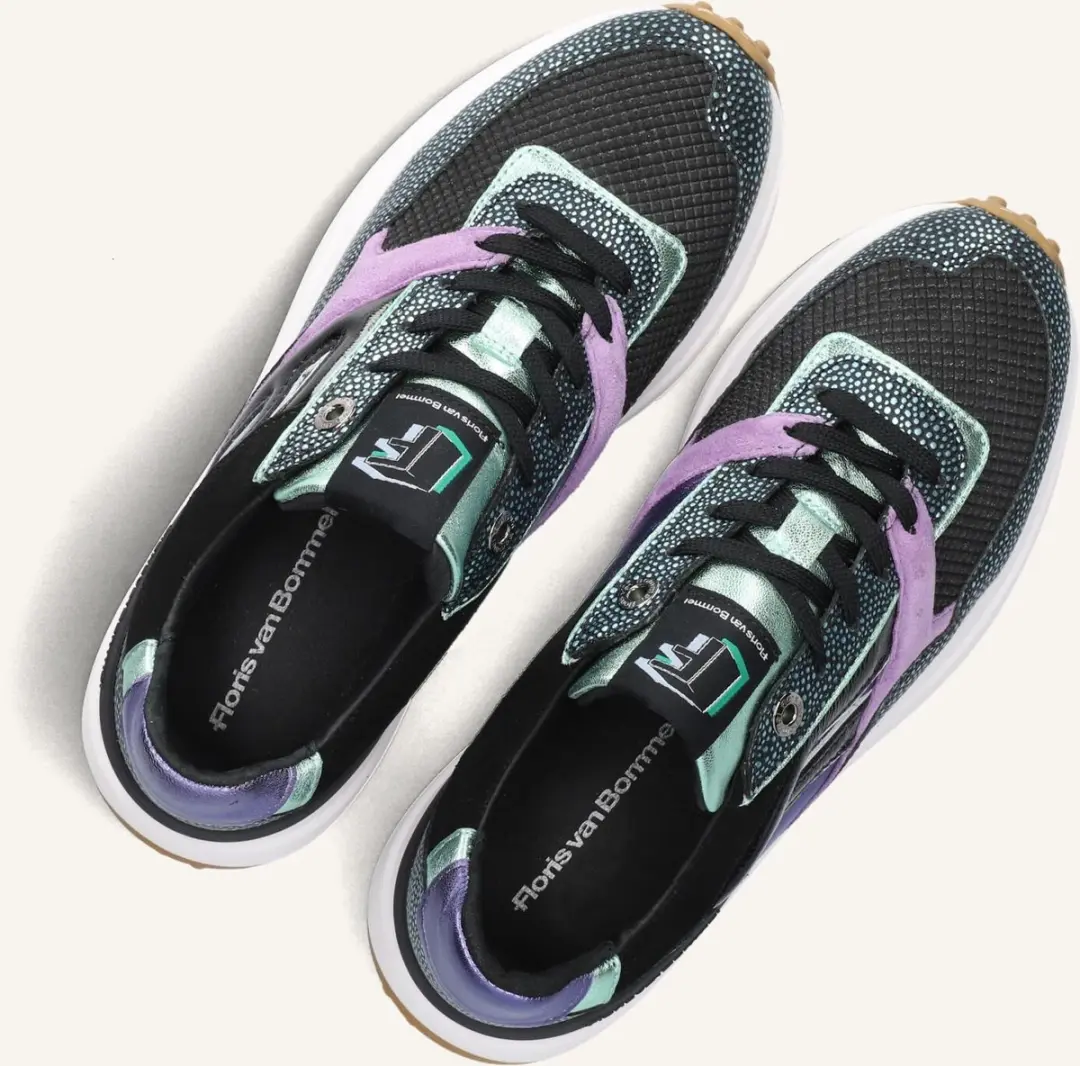 Floris van Bommel Noppi Sneakers - Zwart - afbeelding 4 van 6