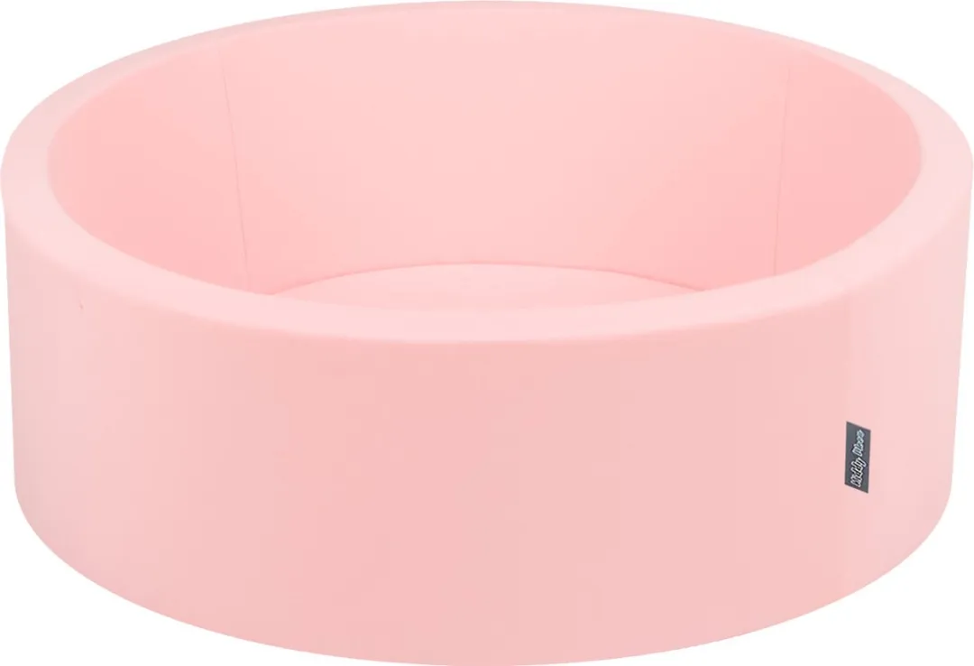 KiddyMoon Ballenbak 90x30cm - 300 Lichtroze Ballen ∅7cm