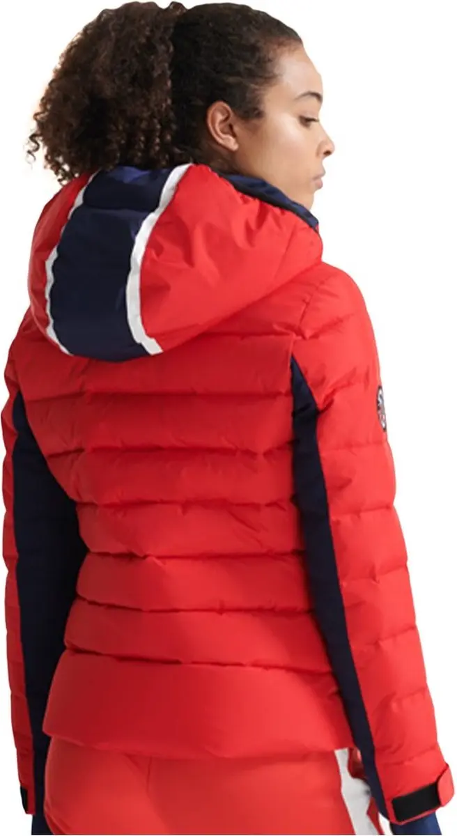 Superdry Alpine Revive Donsjack Dames - Rood - XS - afbeelding 2 van 4