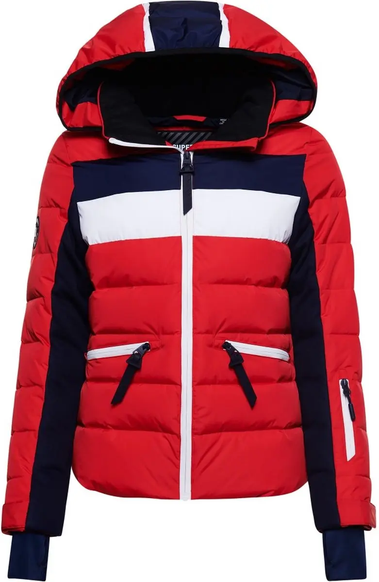 Superdry Alpine Revive Donsjack Dames - Rood - XS - afbeelding 4 van 4