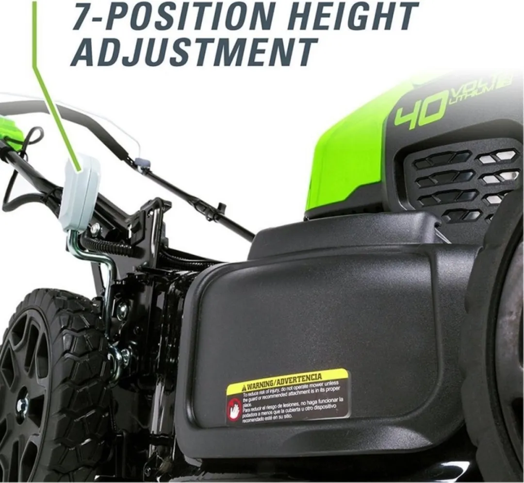 Greenworks GD40LM46SPK4 Accugrasmaaier 40V - 55L - 7 standen