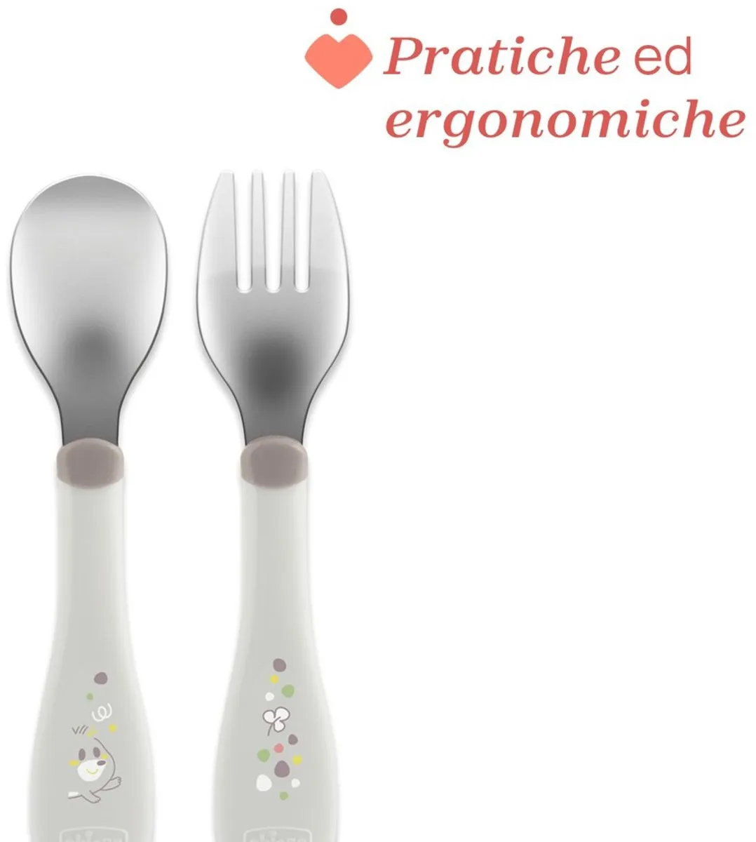 Chicco Peuterbestekset Roze - 1 Stuks