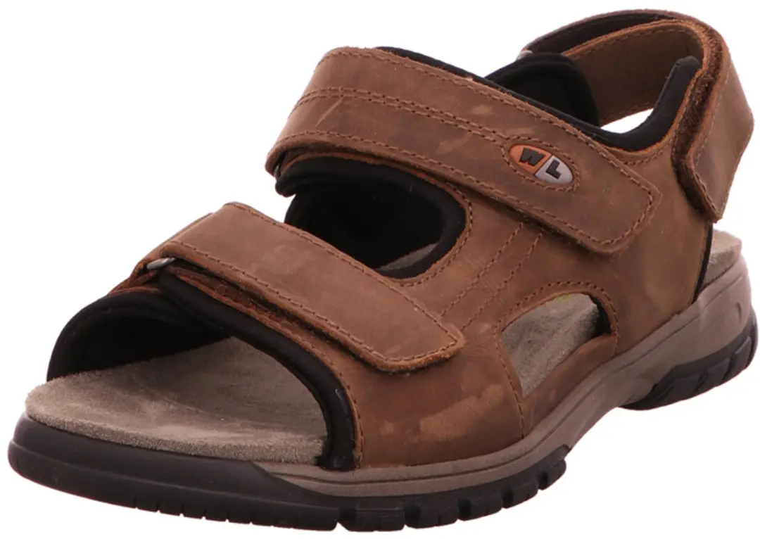 Waldläufer heren sandalen bruin maat 44