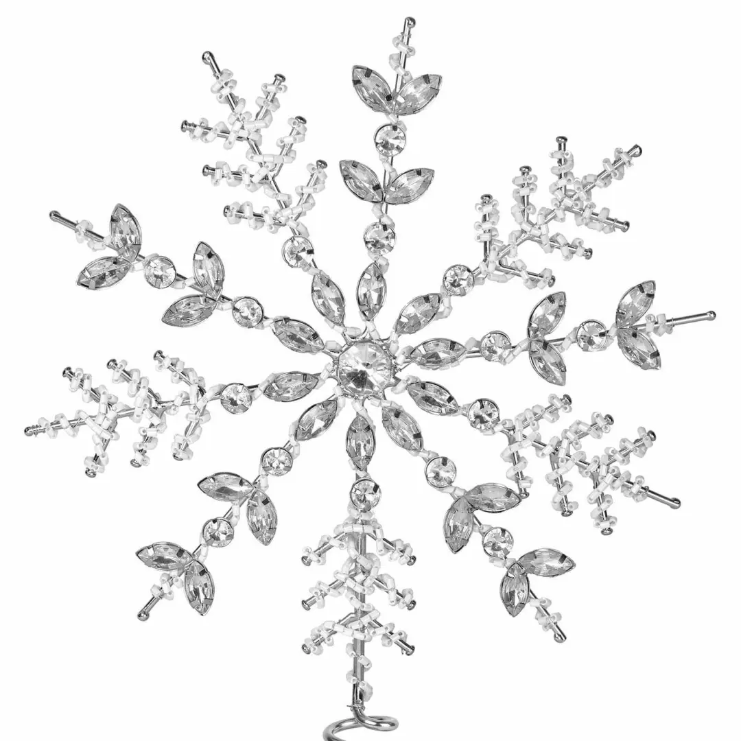Loberon Kerstboompiek Coeuron - Zilverkleurig - afbeelding 2 van 4