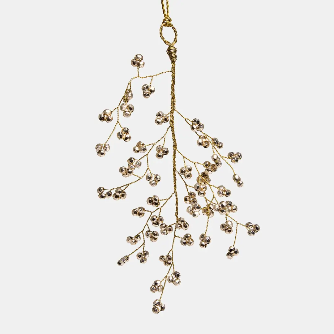 Loberon Avelith hanger set van 2 - Goud-/Zilverkleurig - afbeelding 4 van 4