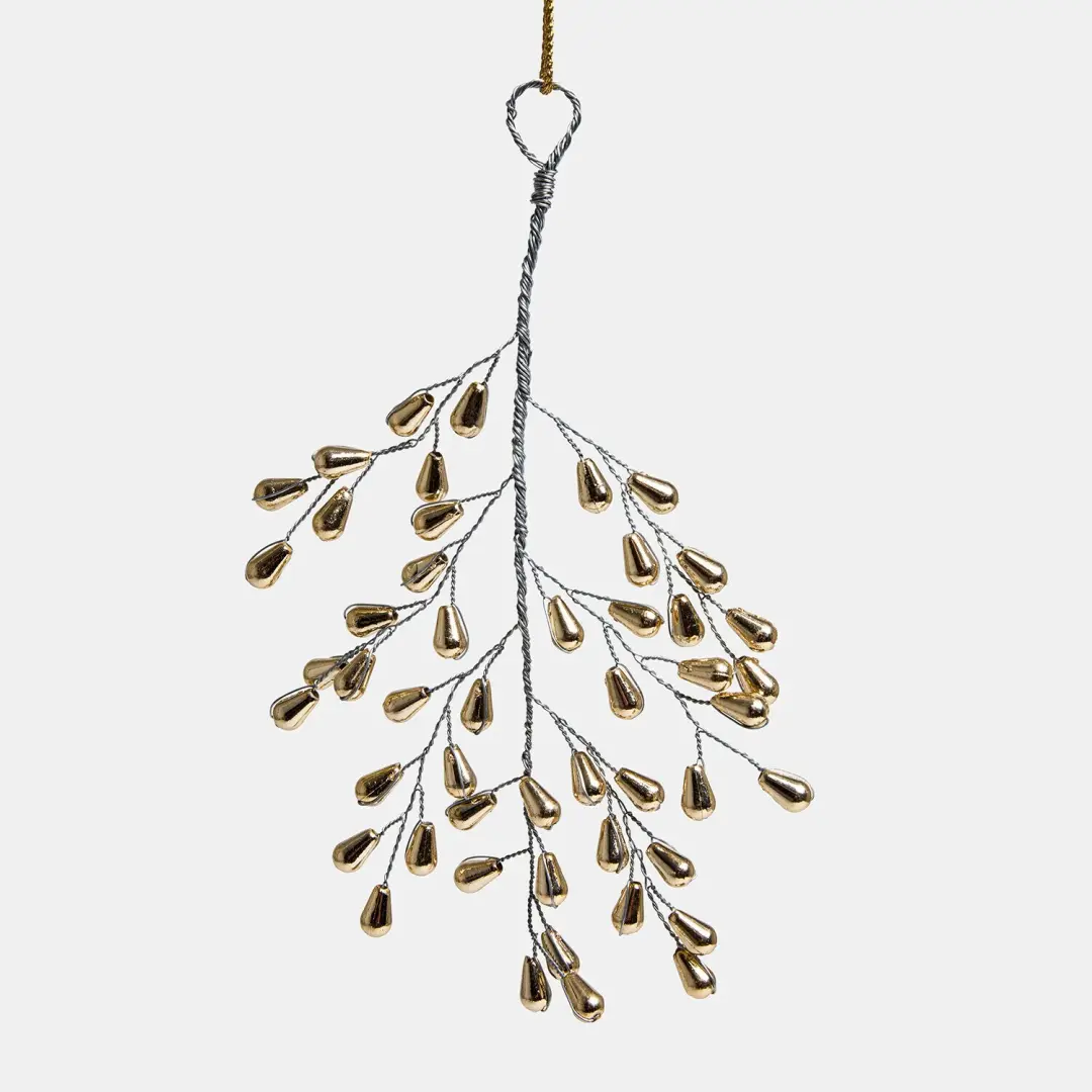 Loberon Avelith hanger set van 2 - Goud-/Zilverkleurig - afbeelding 2 van 4