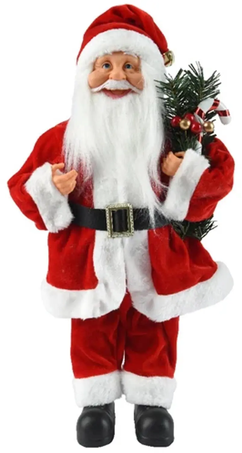 Kerstman van polyester
