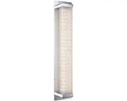 Wandlamp LED traplamp woonkamerlamp glas chroom wandlamp, 12W 1020lm warm wit, B