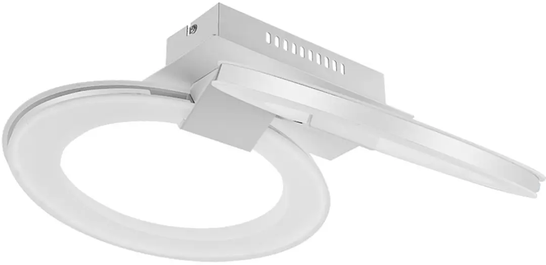 Plafondlamp LED spot plafondlamp 2 vlammen woonkamerlamp plafond, ring design, 2