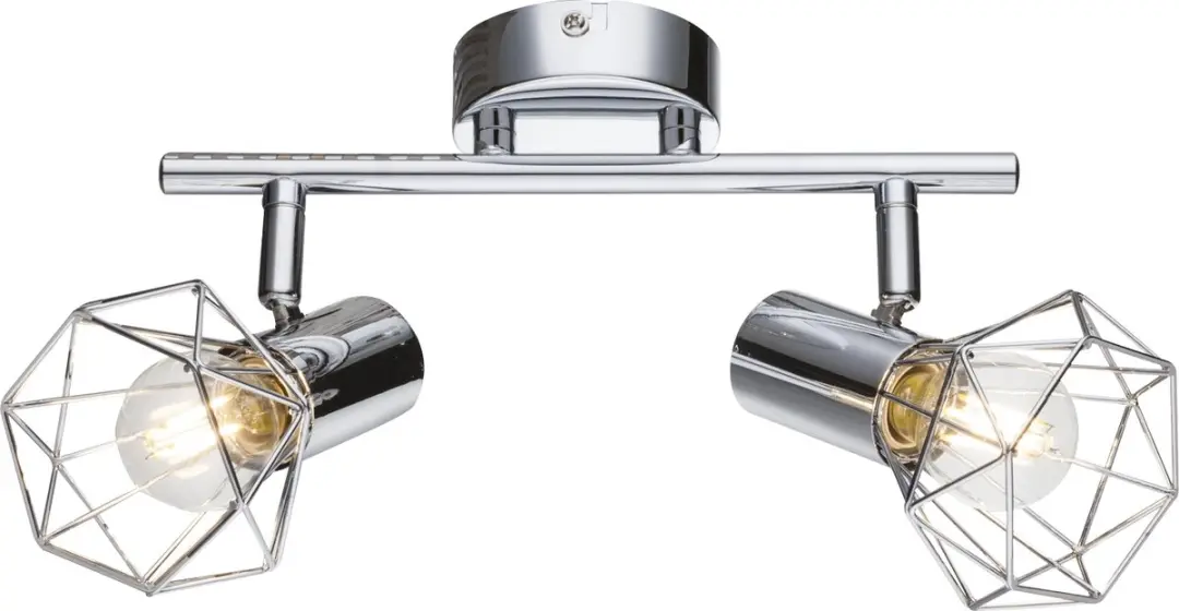 Plafondlamp Spot Light Living Dining Room Beam Light Rail zilver draaibaar Globo