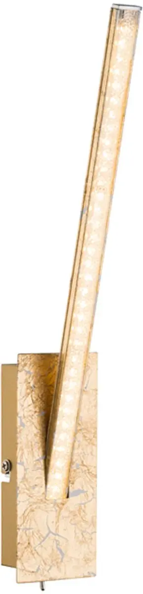 LED wandlamp woon eetkamer spotlight kristal goud leeslamp Globo 67832-6G