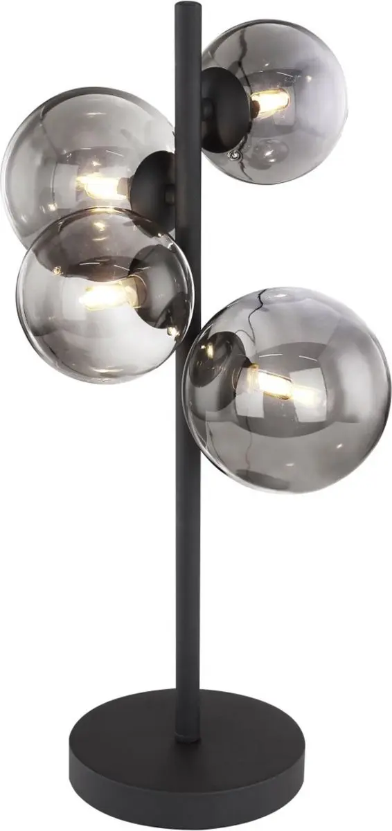 Globo RIHA Tafellamp 56133-4T - 4xG9 - Zwart - afbeelding 5 van 6